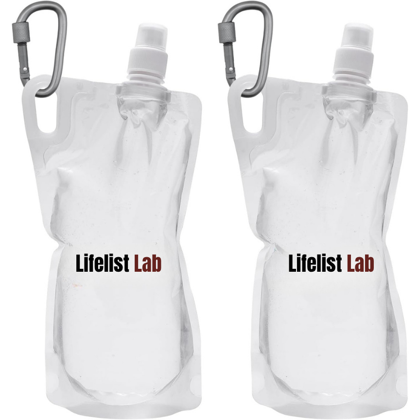 2-Pack Collapsible Water Bottles