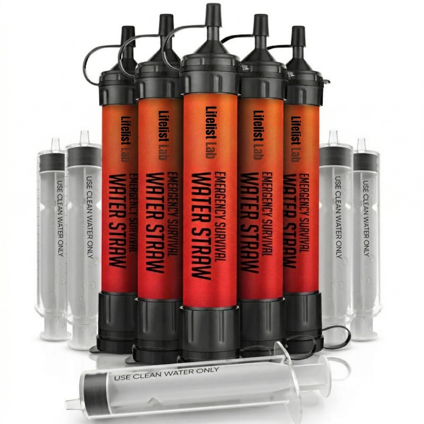 Emergency Survival Water Straws