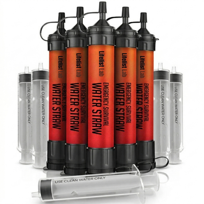 Emergency Survival Water Straws