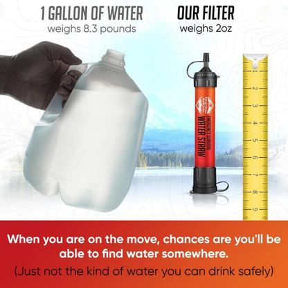 Emergency Survival Water Straws