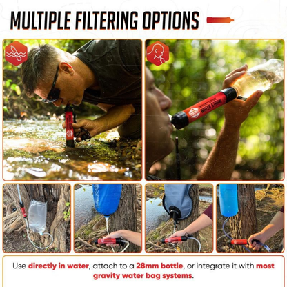 Emergency Survival Water Straws