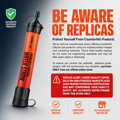 Emergency Survival Water Straws