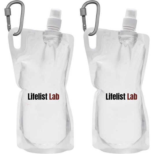 2-Pack Collapsible Water Bottles